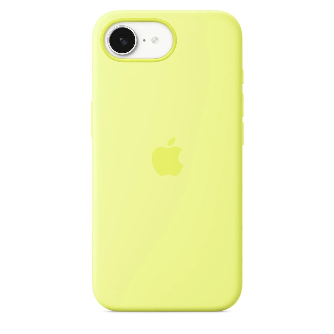 Apple iPhone 16e Silicone Case – Neon Yellow - SEASONAL