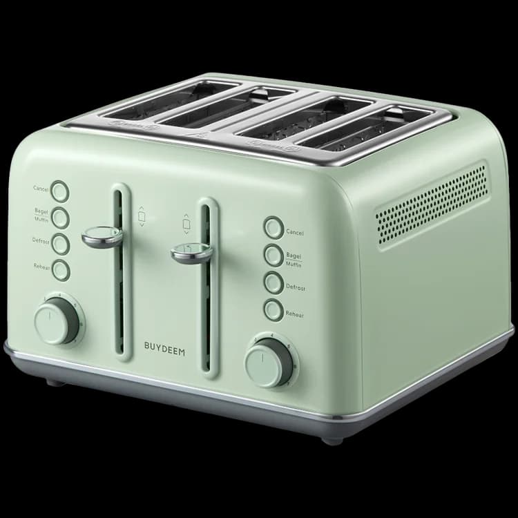 BUYDEEM 4 Slice Toaster, model DT640E, color Cozy Greenish, EU