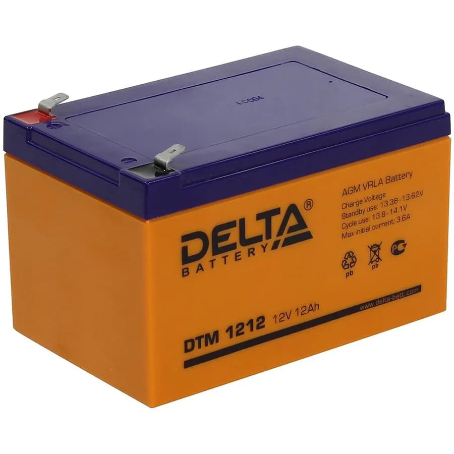 Lead-acid rechargeable battery for UPS  "12 V/12 Ah"