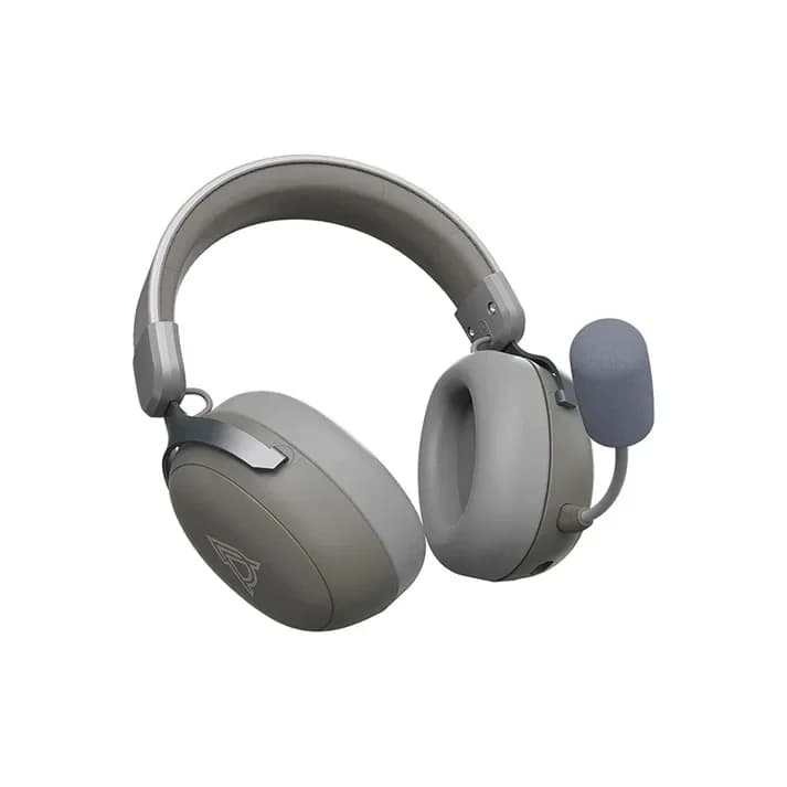 Ajazz безжични геймърски слушалки Wireless Gaming Headphones - AHM08 MAX Gray, White - Bluetooth , 2.4G