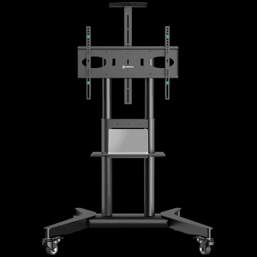 ONKRON Mobile TV stand for 32"-75" up to 50 kg, black