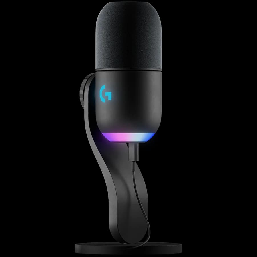 LOGITECH G Yeti GX RGB Gaming Microphone - LIGHTSYNC - BLACK - USB