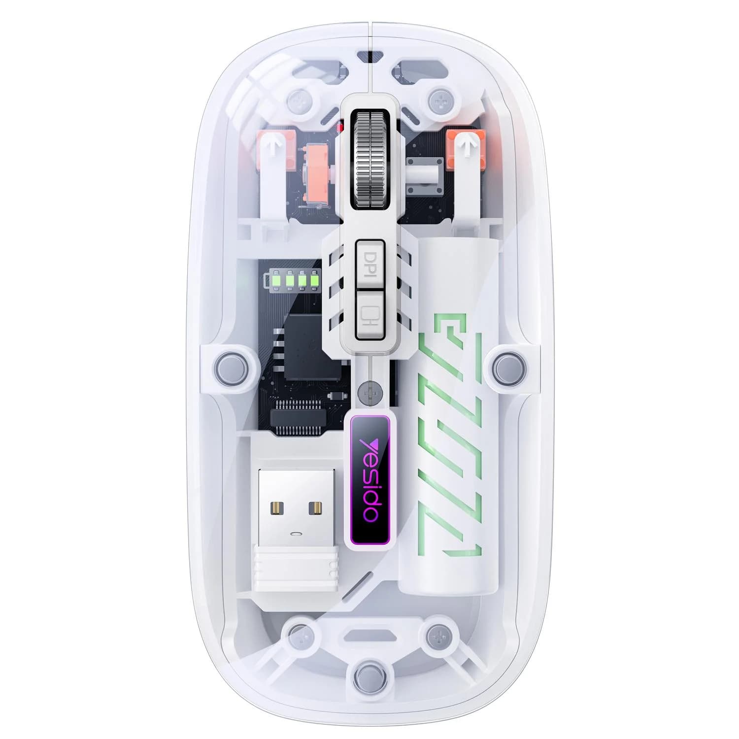 YESIDO WIRELESS MOUSE KB29 400mAh 2.4GHz WHITE