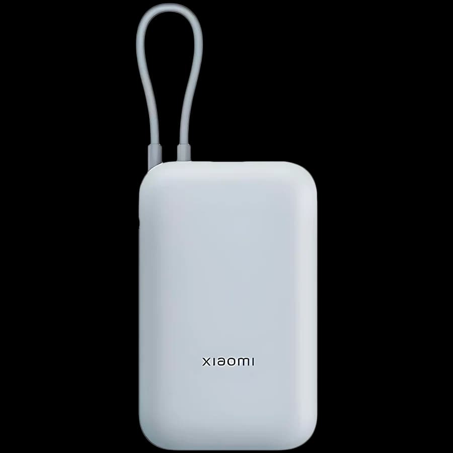 Xiaomi Power Bank 10000mAh (Integrated Cable) Ice Blue GL