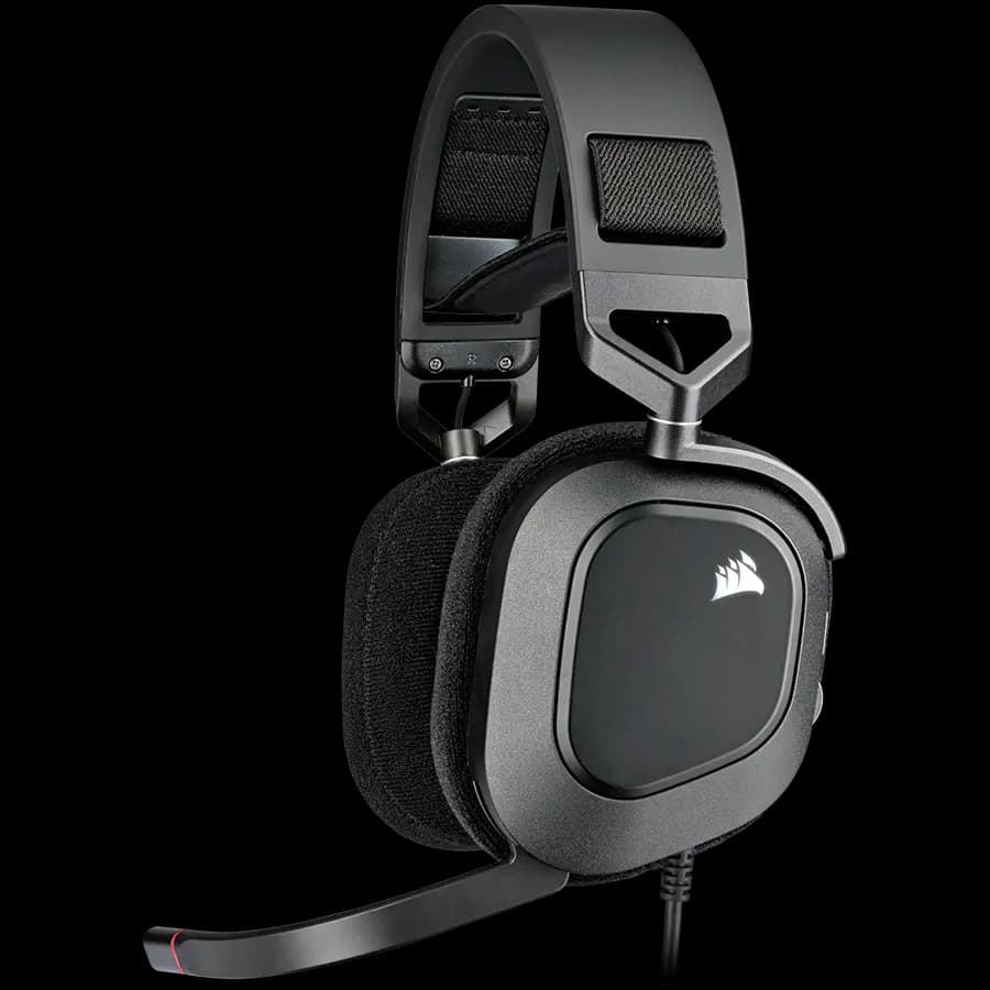 CORSAIR HS80 RGB USB Headset, Carbon - EU