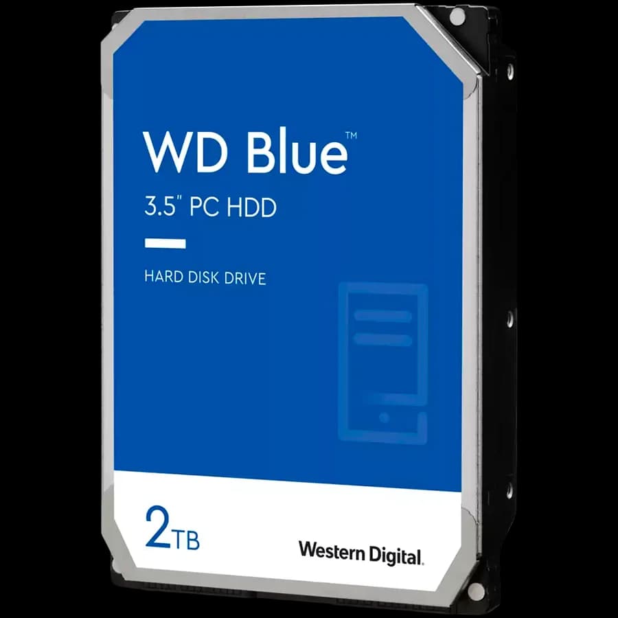 HDD Desktop WD Blue (3.5'', 2TB, 256MB, 7200 RPM, SATA 6 Gb/s)