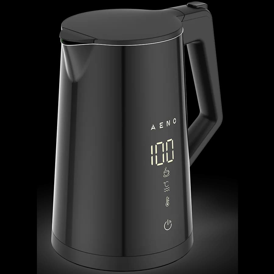 AENO Electric Kettle EK7S Smart: 1850-2200W, 1.7L, Strix, Double-walls, Temperature Control, Keep warm Function, Control via Wi-Fi, LED-display, Non-heating body, Auto Power Off, Dry tank Protection