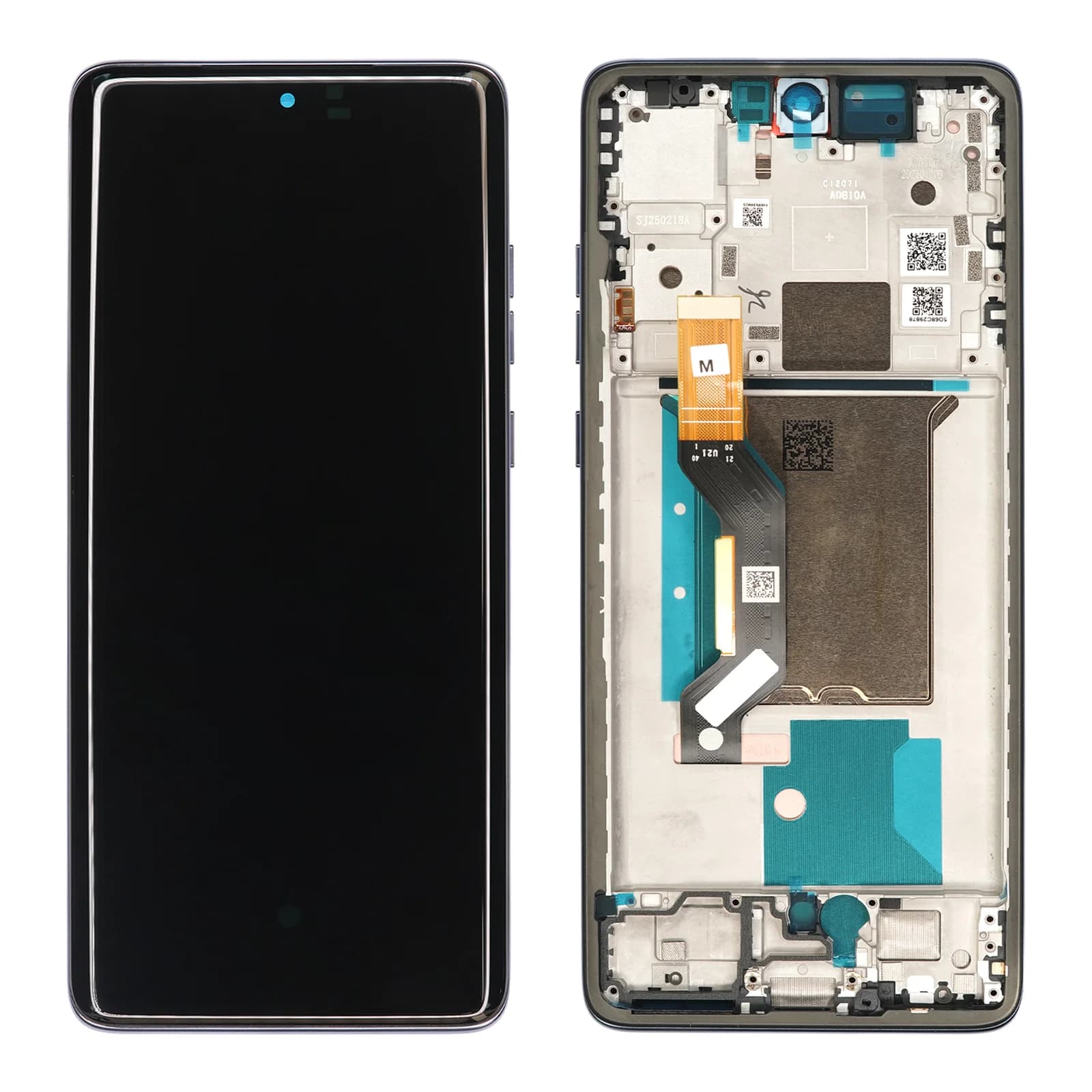 LCD display Motorola Edge 60 Fusion with frame original Service Pack