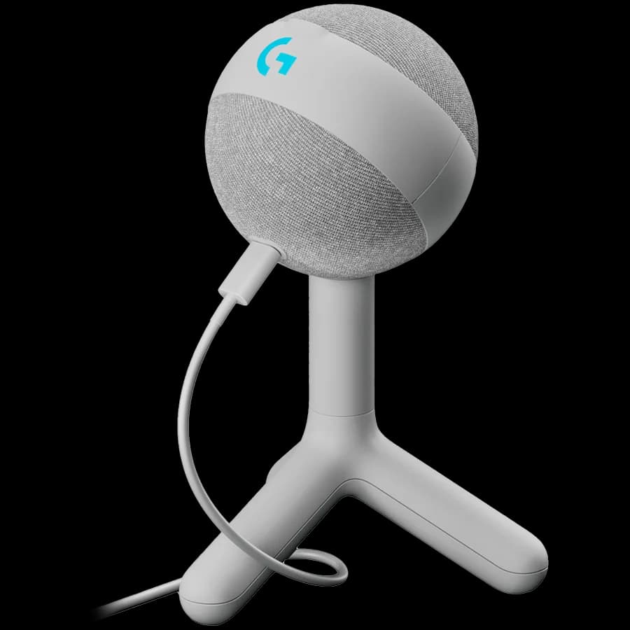 LOGITECH G Yeti Orb RGB Gaming Microphone -  LIGHTSYNC - OFF WHITE - USB