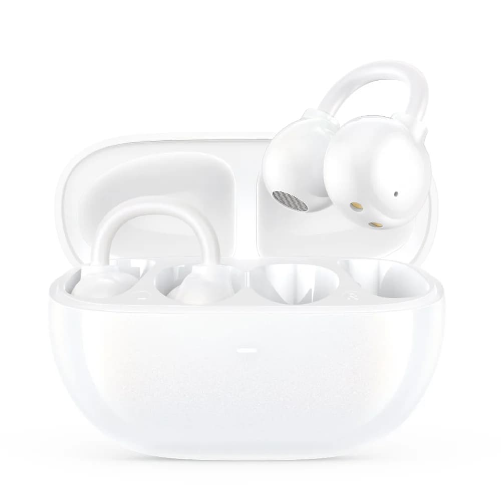 BWOO Bluetooth earphones BW39 TWS for running white