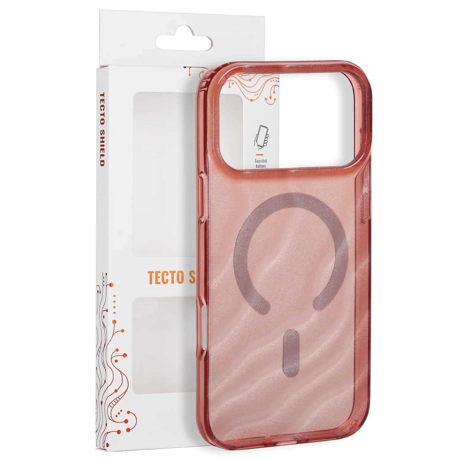 Tecto Shield Desert Mag case for iPhone 17 Pro Max 6,9" / iPhone 18 Pro Max 6,9" terracota