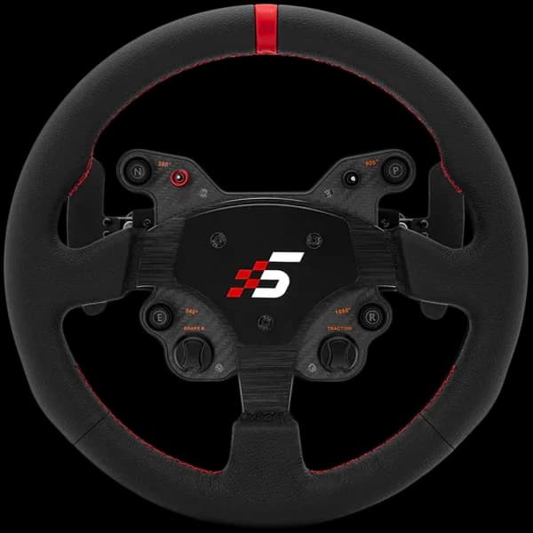 SIMAGIC GT1 Round Steering Wheel, Shifter Paddles, Leather, QR70 Included. S209