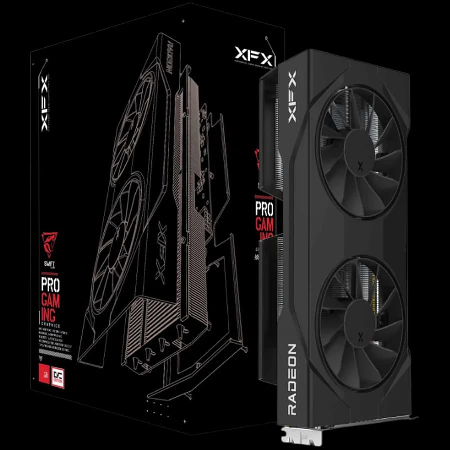 XFX Swift AMD Radeon RX 9060 XT OC 16GB GDDR6 128-bit HDMI 2x DP