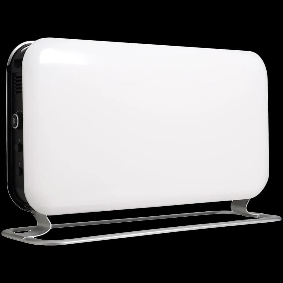 2000W portable convection heatet, LED display, steel fronts, fan,alu feet