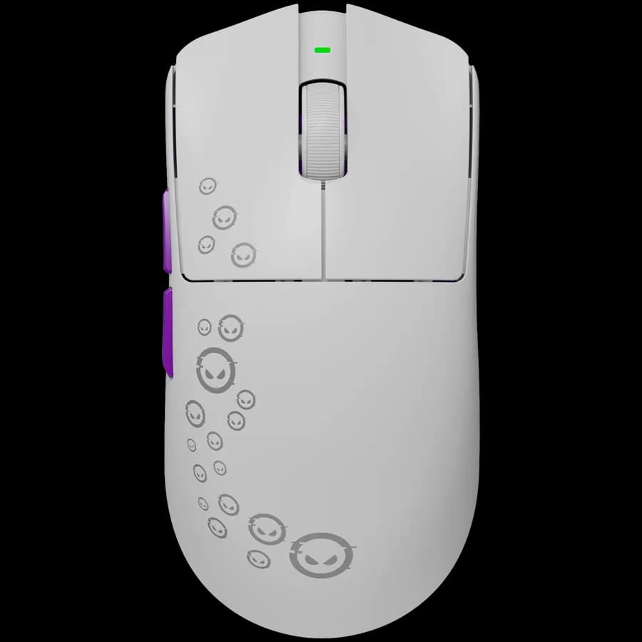LORGAR Gaming Mouse MSP81W Pro Wireless PixArt 3950 White