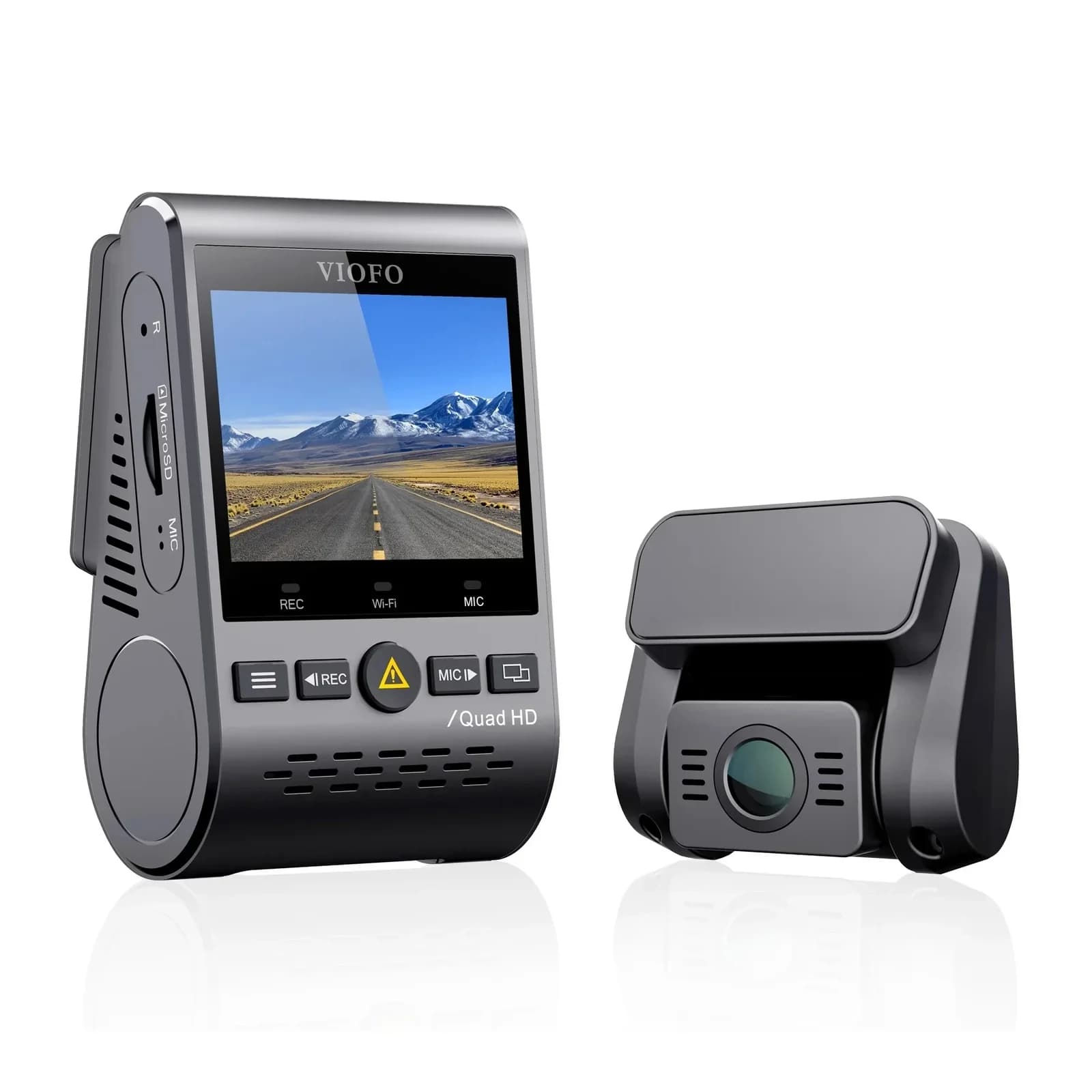 VIOFO Видеорегистратор Dash Cam A129 Plus DUO - GPS, Rear Cam included