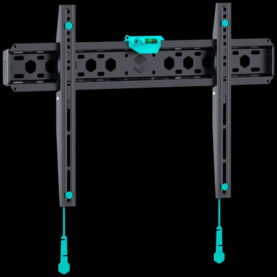 ONKRON Fixed TV Wall Mount for 43 to 85-inch Flat Panel TVs Digital Panels 68,2 kg, Black