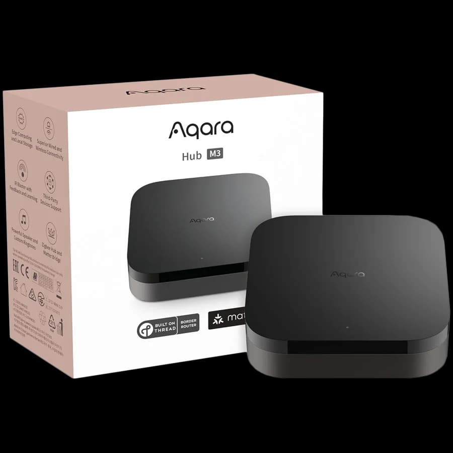Aqara Hub M3: Model No: HM2-G01D; SKU No: AG042GLB02