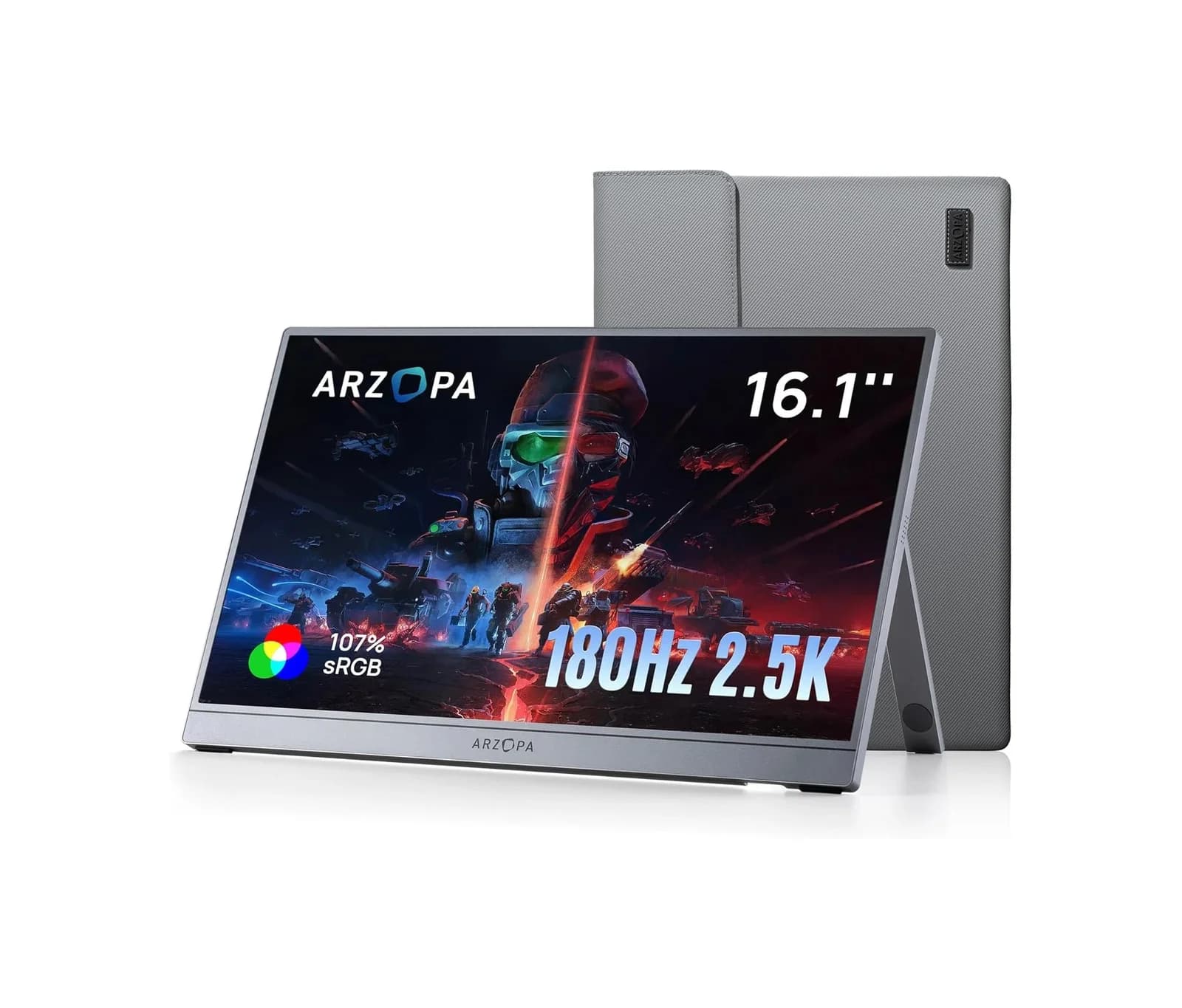 Arzopa преносим монитор Portable Monitor - Z3FC with Sleeve Bag - 16.1", 180Hz, IPS