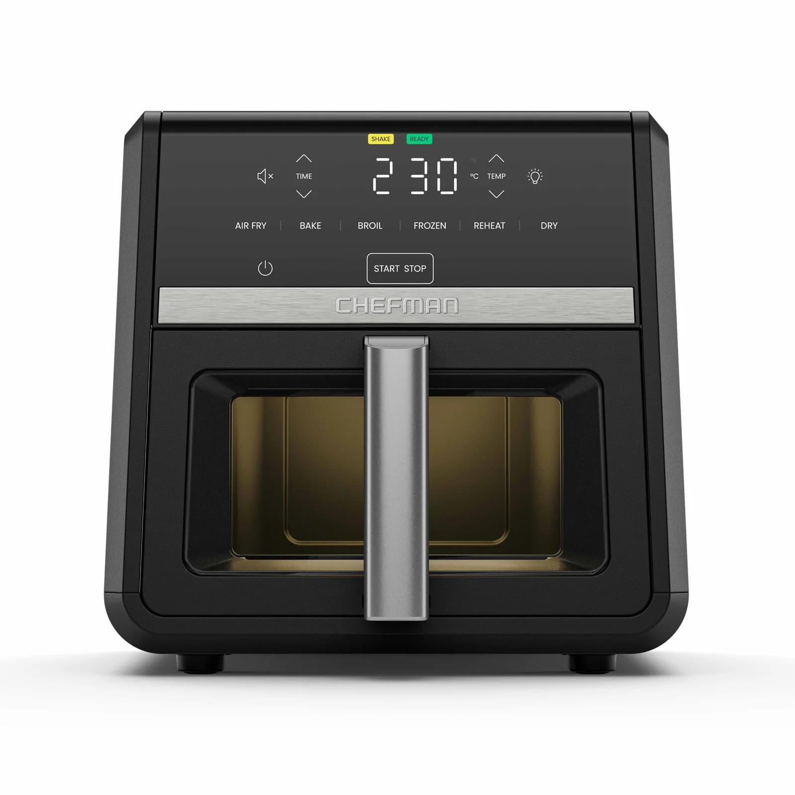 Chefman TurboFry Touch Digital Air Fryer XL 8.5L DC Motor Window