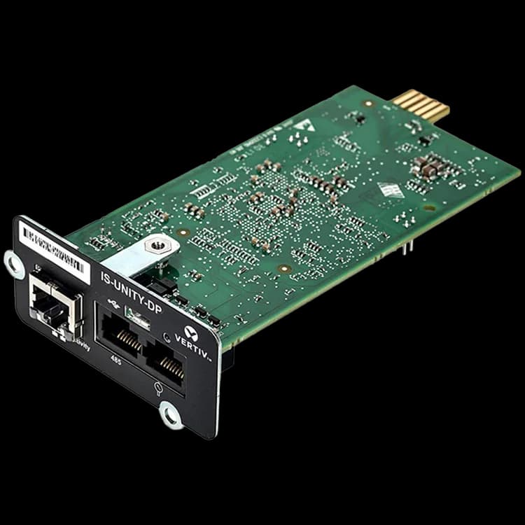 Vertiv 10/100 Mbit Ethernet SNMP, Device Web Page, with MIB and configuration cable