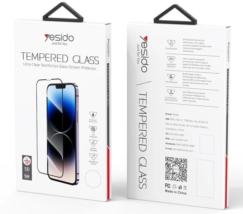 YESIDO 5D GLASS for SAMSUNG S25 / S24 TG01