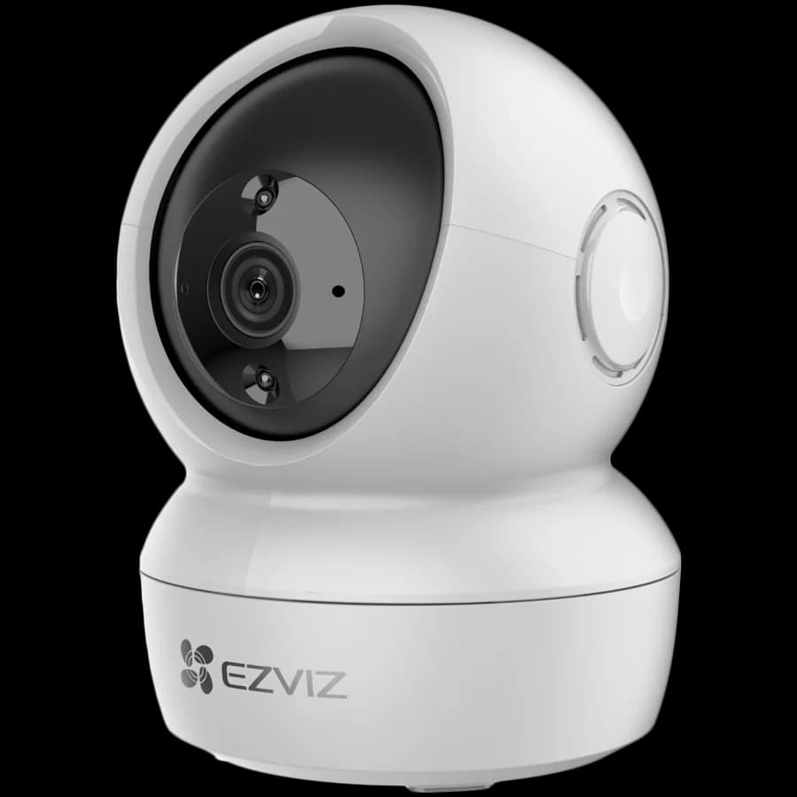 Ezviz H6c 4MP IP Pan & Tilt Smart Home Camera, F2.4@1/3" Progressive Scan CMOS; 4mm, view angle: 85°(Diagonal), 75° (Horizontal), 45°(Vertical); H.265; 2560 × 1440; Max:20fps; Micro SD card (Max. 256G); IR up to 10m, RJ45 x1