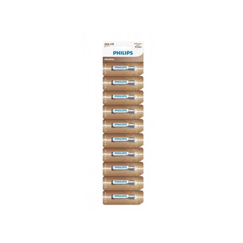 Battery PHILIPS AAA LR03 10pcs blister Entry Alkaline
