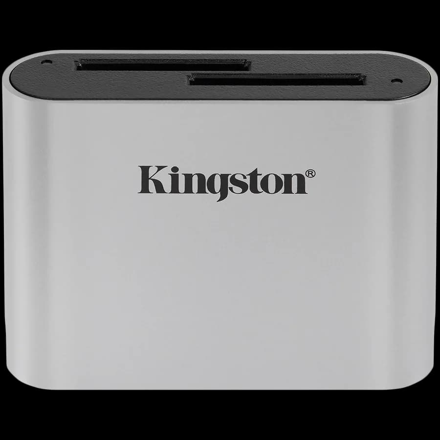 Kingston USB3.2 Gen1 Workflow Dual-Slot SDHC/SDXC UHS-II Card Reader