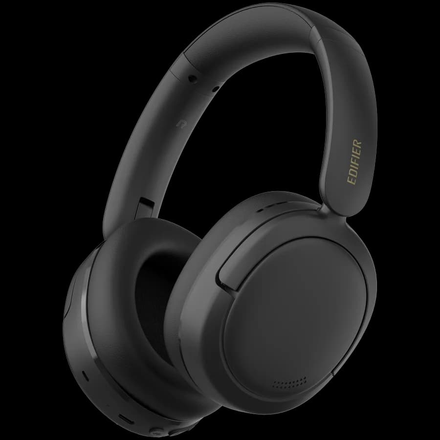 Edifier W800BT SE Wireless Over-Ear Headphones, 40mm Dynamic Titanium-Coated Drivers, BT V5.4, Multipoint Connection, AI Call Noise Reduction, Up To 45H Battery, USB-C, Black