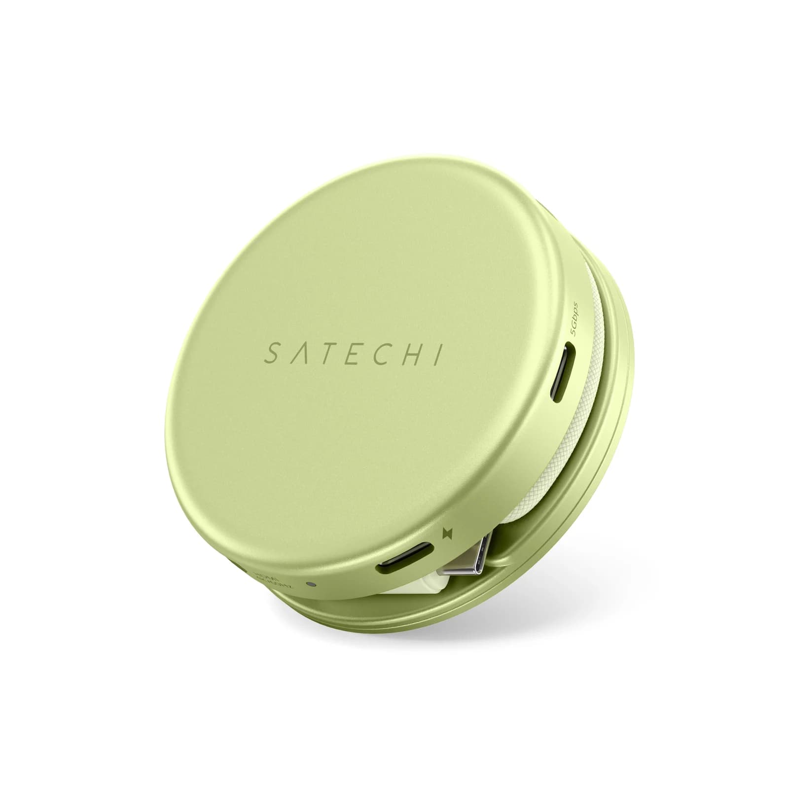 Satechi OntheGo 5-in-1 Multiport Adapter (1x HDMI 4K 60Hz, 1x USB-C up to 5 Gbps, 1x USB-A 3.0 up to 5 Gbps, 1xUSB-C PD60W, 1x SD card reader) - Citrus