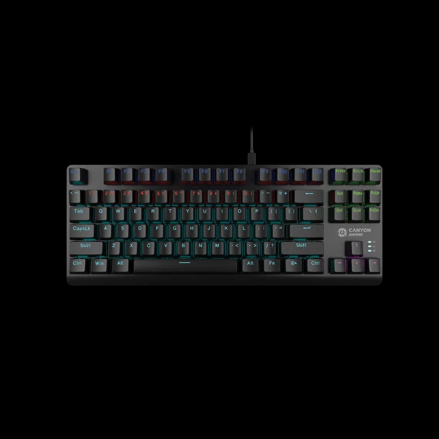 CANYON keyboard Striker SKB-2 TKL Rainbow US Wired Black