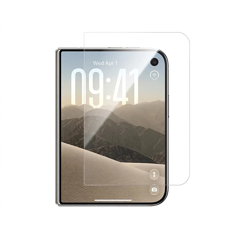 Dviced Outer Tempered glass screen protector for iPhone Duo with dust-free applicator