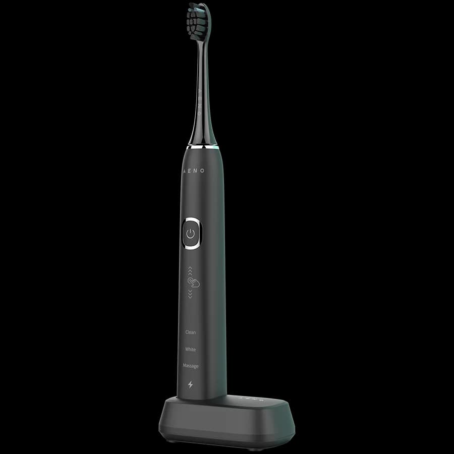 AENO Sonic Electric Toothbrush, DB4: Black, 9 scenarios, with 3D touch, wireless charging, 46000rpm, 40 days without charging, IPX7