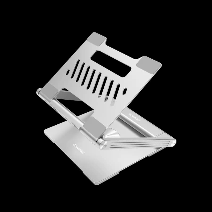 Canyon Laptop stands with hub, TYPE C F to HDMI2.0+2USB3.0+USBC3.0+RJ45+PD