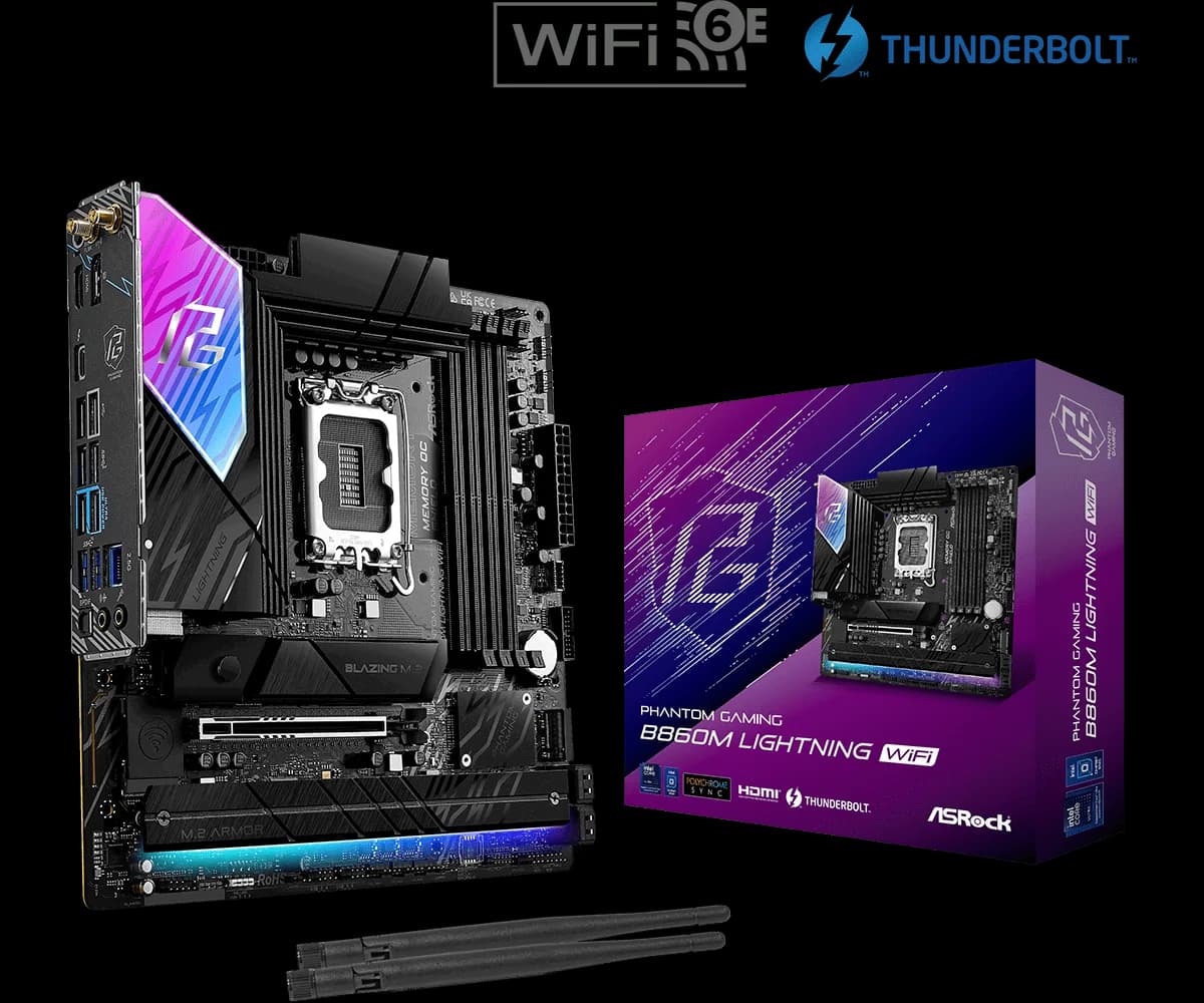 ASROCK B860M LIGHTNING WIFI