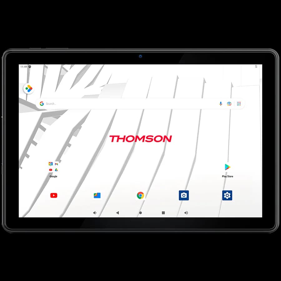 THOMSON TEO10 LTE, 10.1-inch (1920x1200) FHD IPS display, Quad Qore MTK8766, 4 GB RAM, 128 GB ROM, 1xNanoSim, 1xMicroSD, 1xUSB3.0TypeC, 2.0MP front camera, 5.0MP rear camera, WiFi AC, 4G LTE, BT 5.0, 6000mAh 3.7V battery, Plastic/Black, Android 13