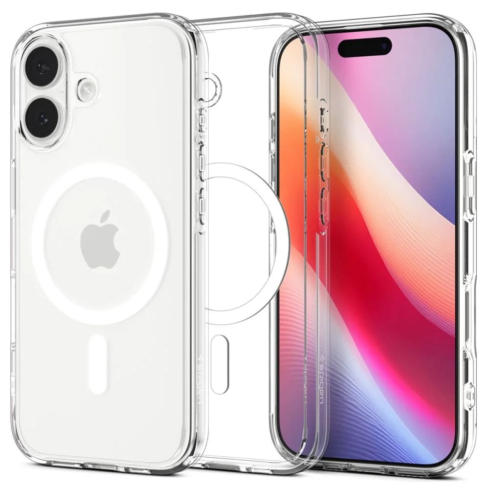 Spigen Ultra Hybrid Mag Magsafe case for iPhone 17 Clear/White