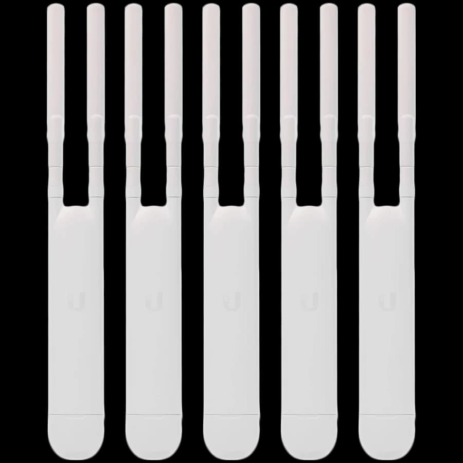 Ubiquiti 5-PACK of UAP-AC-M-EU Networking Interface - (1) 10/100/1000 Ethernet Port/ Power Method 24V Passive PoE