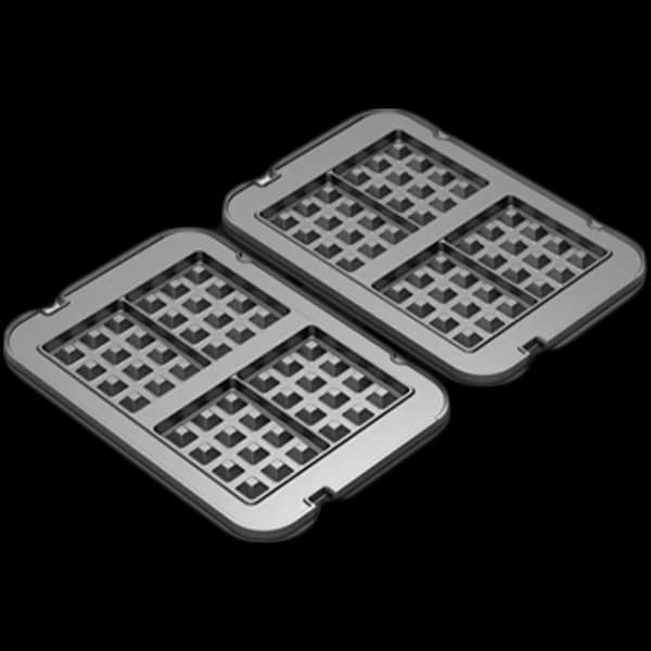 AENO Electric grill AEG0001/AEG0005 Waffle plate,  Non-stick coating, size: 290*234mm, 2 pcs in set