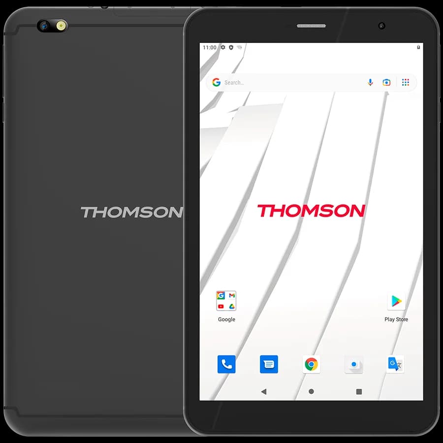 THOMSON TEO8 LTE, 8-inch (1280X800) HD display, Quad Qore SC9832E, 2 GB RAM, 32 GB ROM, 1xNANO SIM, 1xMicroSD, 1xMicroUSB, 2.0MP front camera, 5.0MP rear camera, WiFi AC, 4G LTE, BT 4.0, 4000mAh 3.8V battery, Plastic/Black, Android 13Go Edition