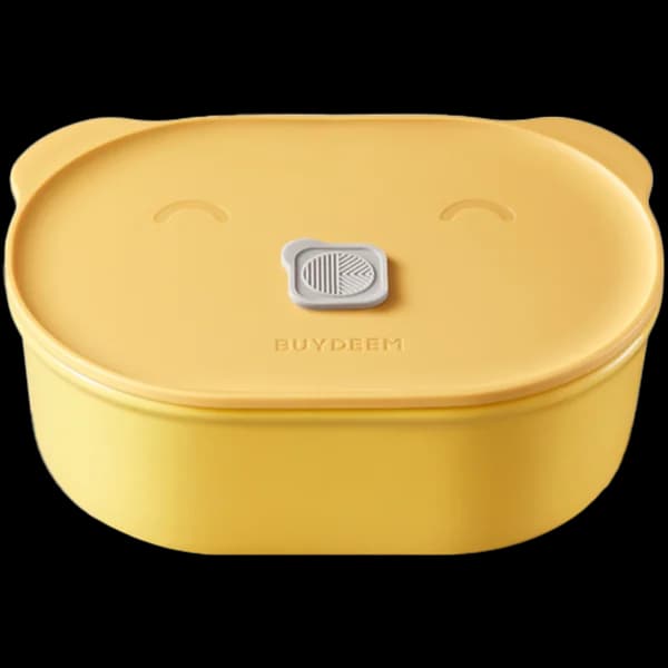 BUYDEEM Bento Lunch Box 500 ml, model CT3007, color Mellow Yellow