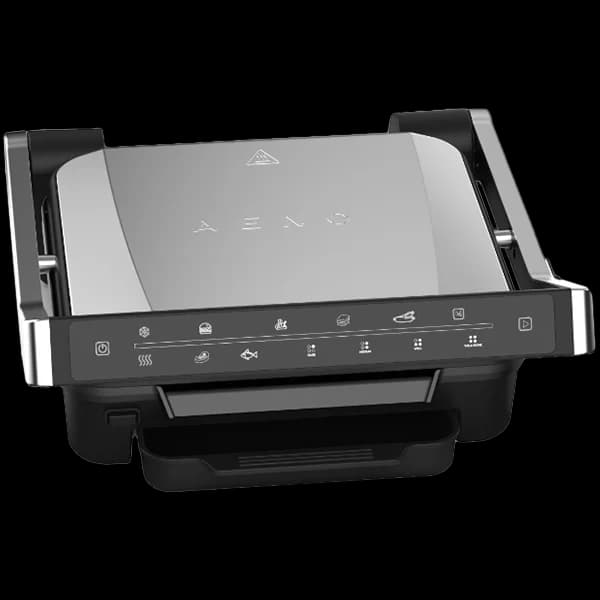 AENO Electric Grill EG3: 2000W, 7 automatic programs +Manual mode, 4 Degrees of Roast, Color indication,  Removable plates Plate size 292*230mm