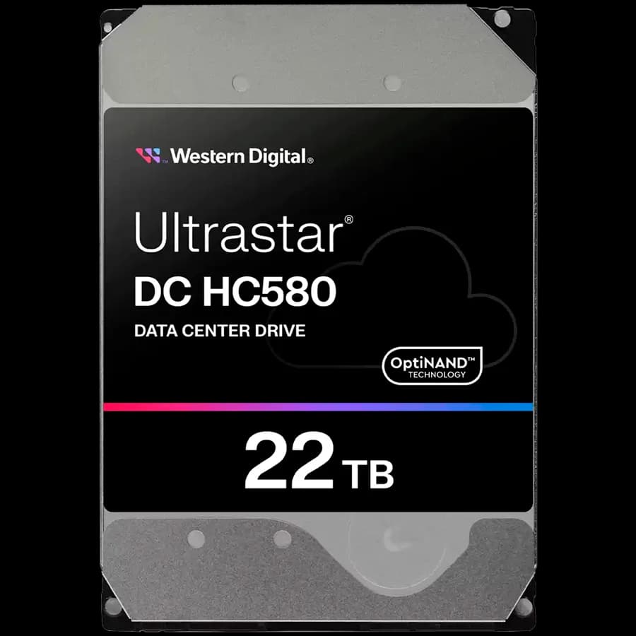 HDD Server WD/HGST Ultrastar 22TB DC HC580, 3.5", 512MB, 7200RPM, SATA, 512E SE NP3, SKU: 0F62785