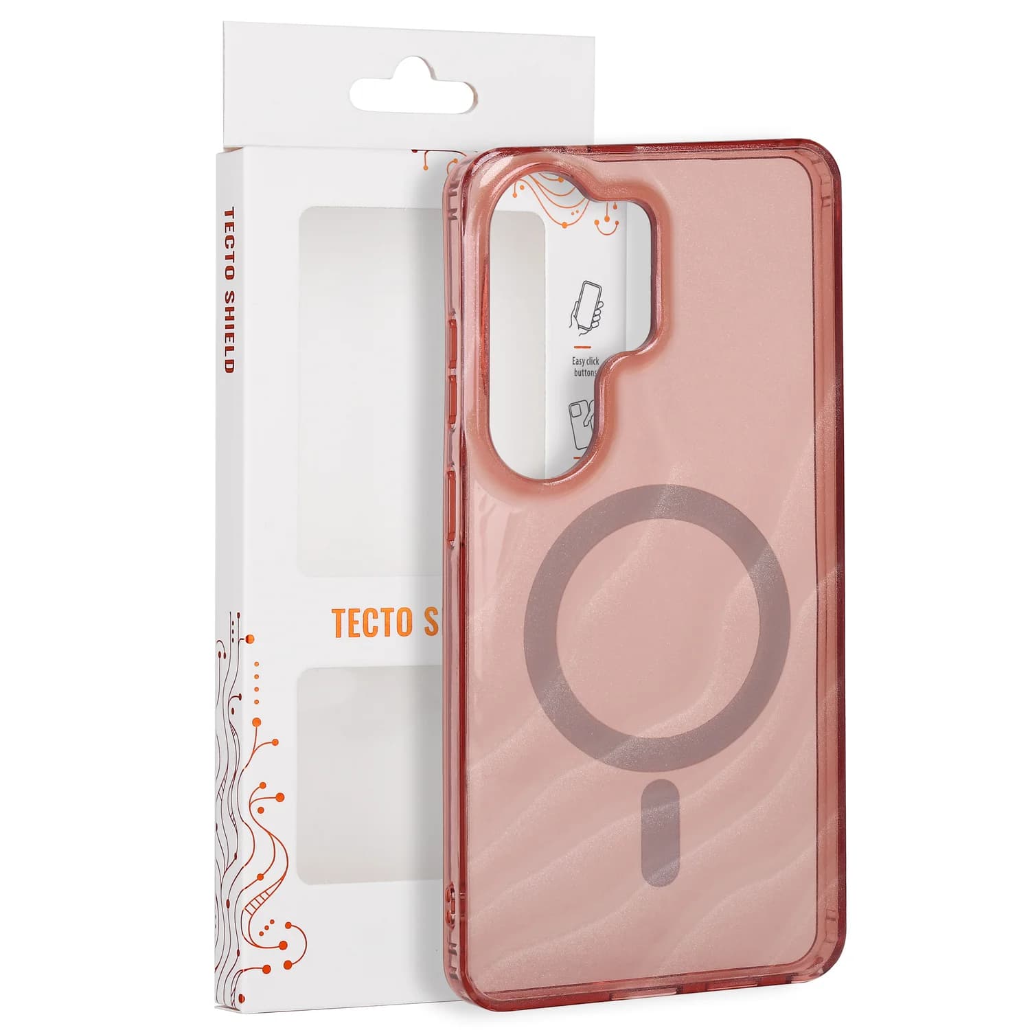 Tecto Shield Desert Mag case for Samsung Galaxy S26 Ultra terracota
