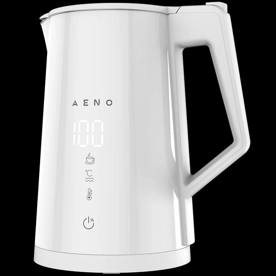 AENO Electric Kettle EK8S Smart: 1850-2200W, 1.7L, Strix, Double-walls, Temperature Control, Keep warm Function, Control via Wi-Fi, LED-display, Non-heating body, Auto Power Off, Dry tank Protection