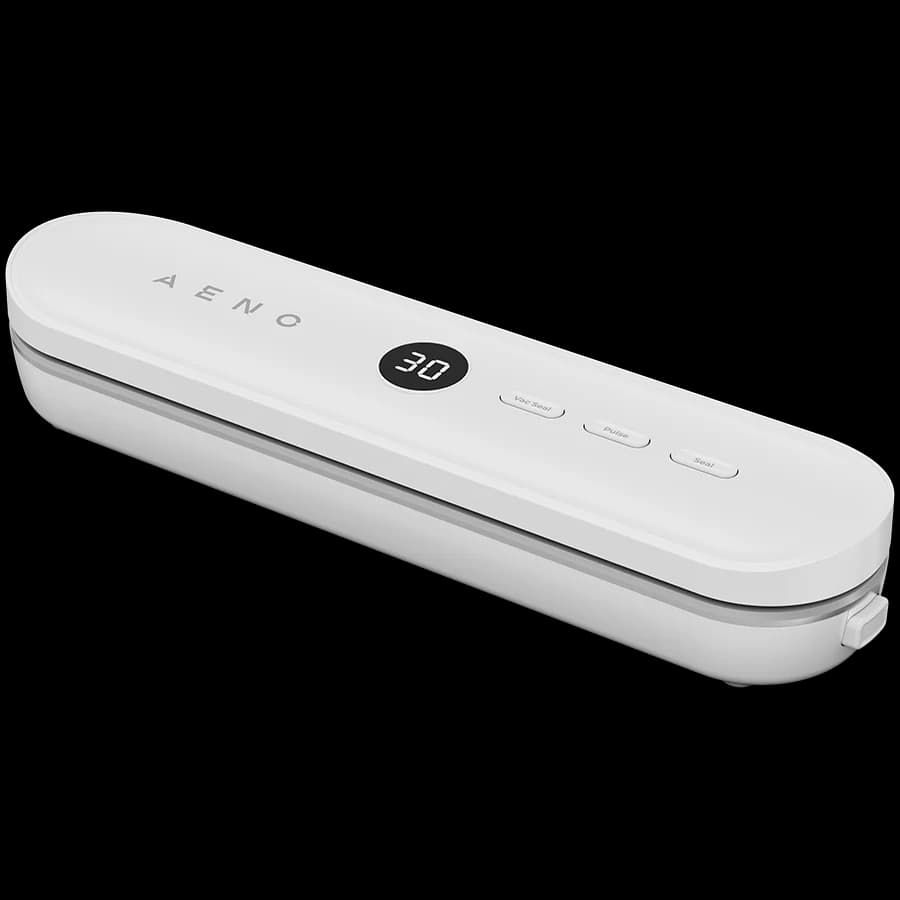 AENO VS3 Vacuum Sealer, LED Display, 80W, 65kPa (+/-5kPa), White