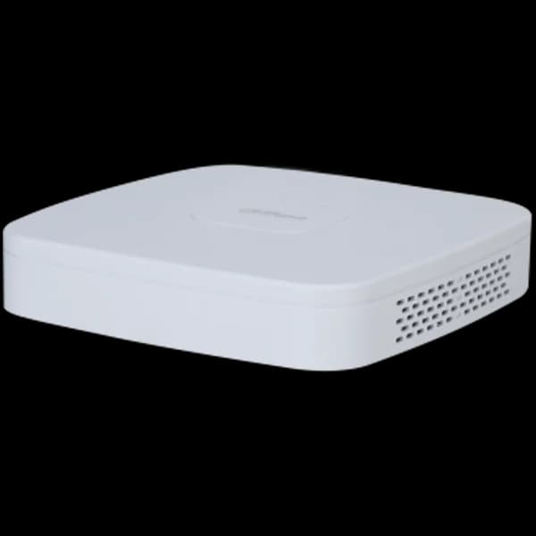 Dahua 8-channel 1U NVR, Up to 12Mp, H.265+/H.265, Max 80 Mbps incoming bandwidth, 1xVGA, 1xHDMI, 1xSATA up to 16TB, 2xUSB 2.0, 1xAudio two way talk, DC12V/1.5A, 3W, Without HDD.