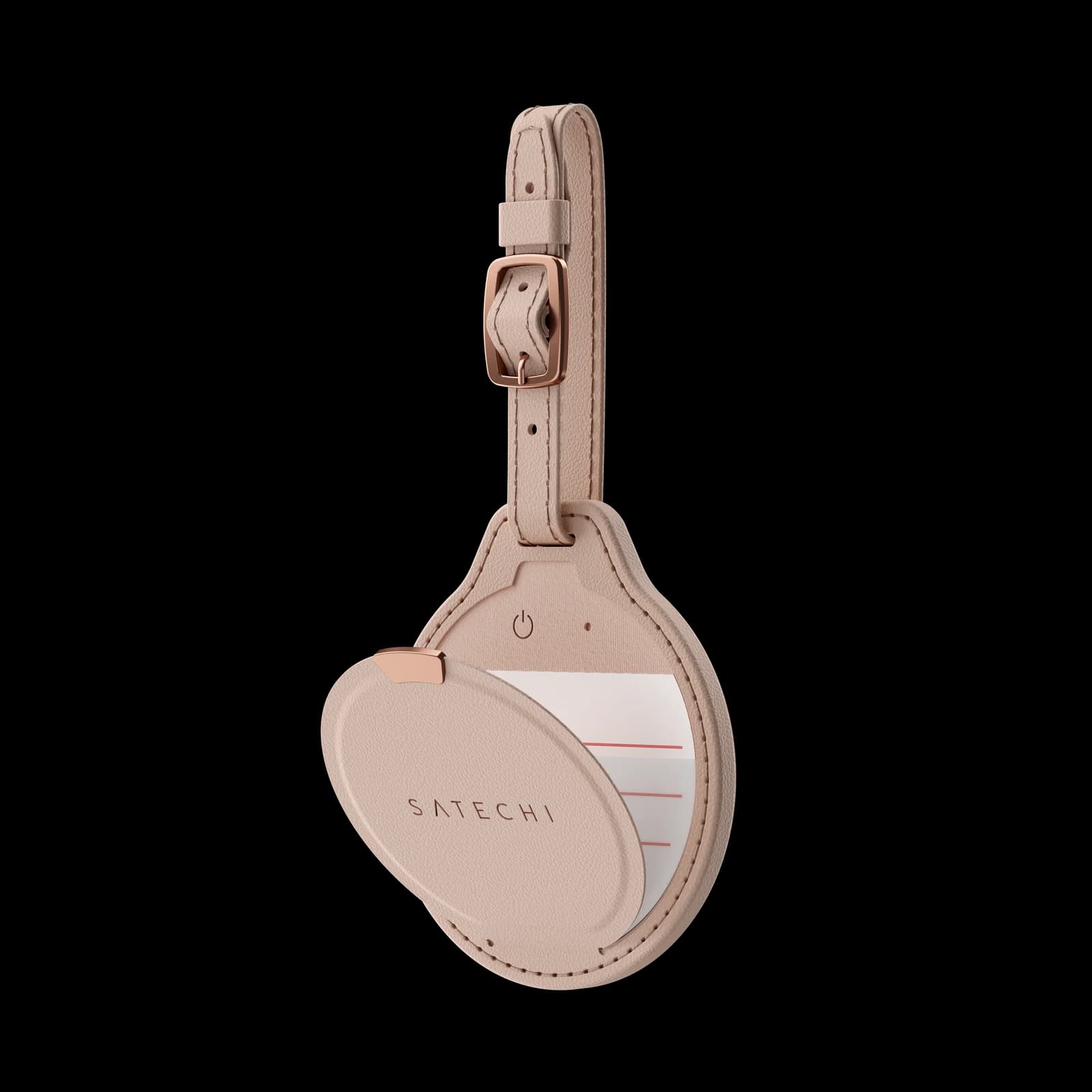 Satechi Vegan-Leather FindAll Luggage Tag - Desert Rose
