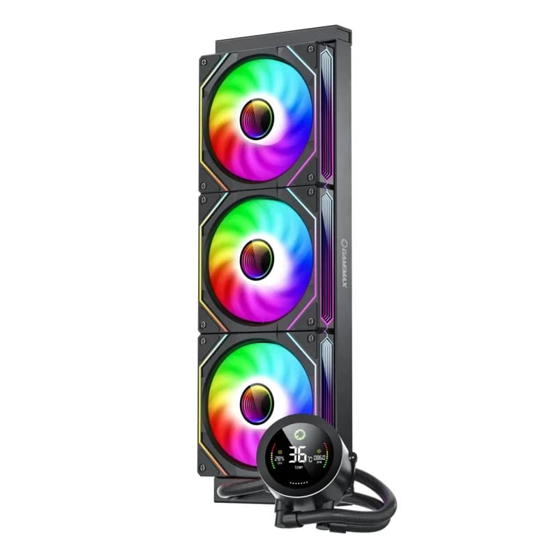 Gamemax водно охлаждане Water Cooling IceBurg 360 Digital Black - Addressable RGB